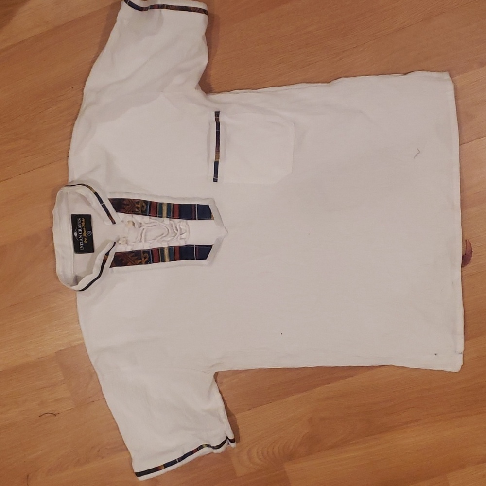 Indian Crafts by Runi Maki White Shirt